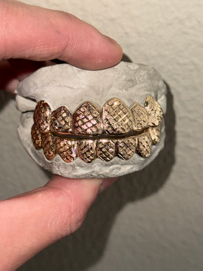 Custom Fit Grillz Diamond Dust and Cut