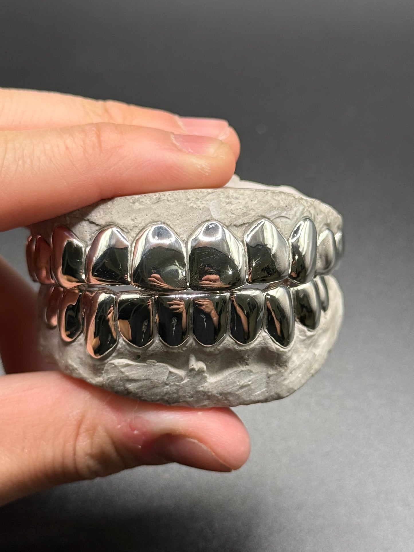 Custom Silver Grillz 925 Sterling Silver Teeth