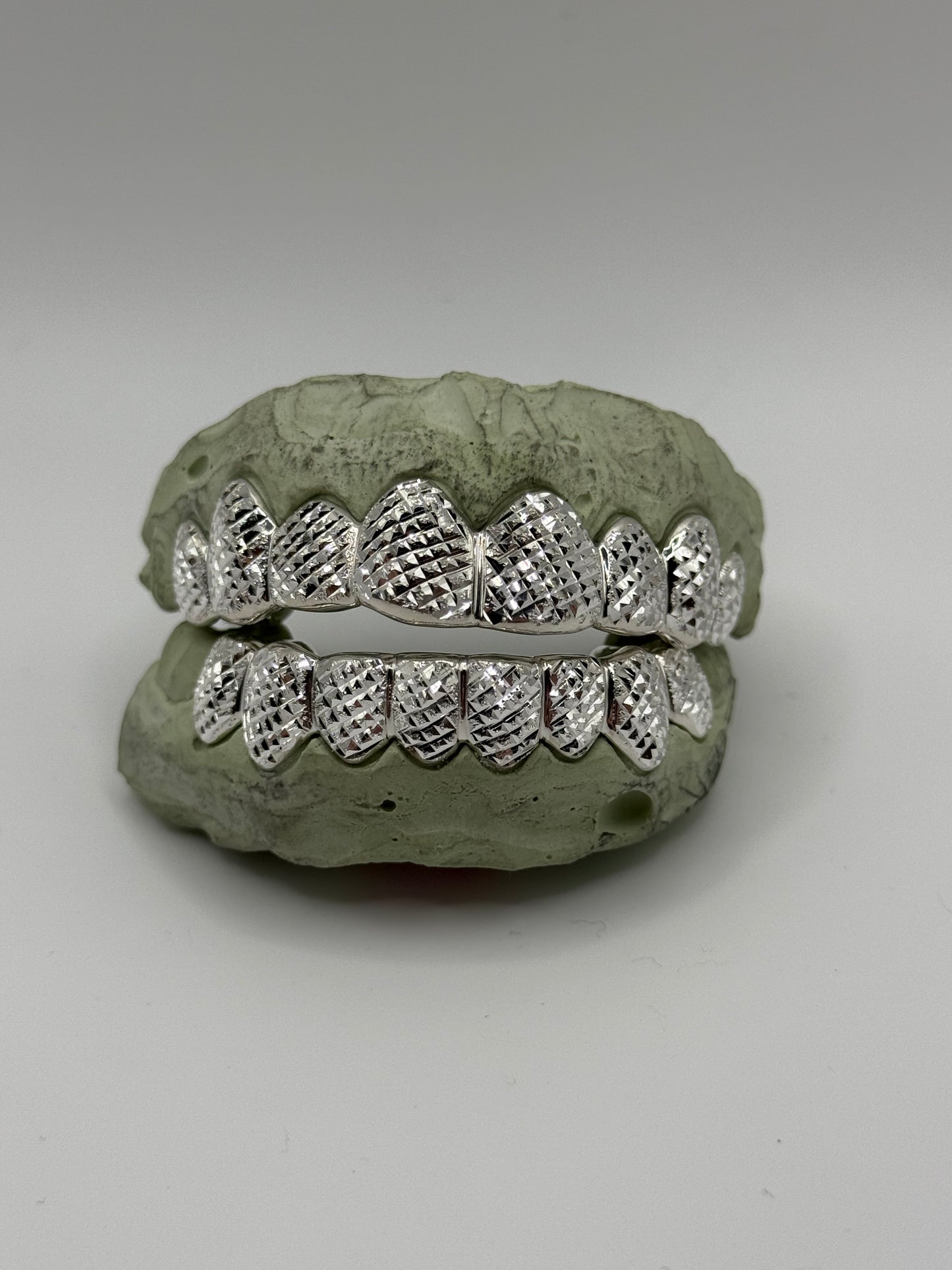 Diamond Dust Trillion Cut Grillz.