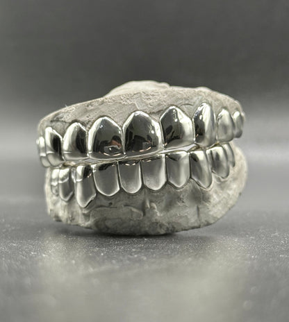 Custom Silver Grillz 925 Sterling Silver Teeth