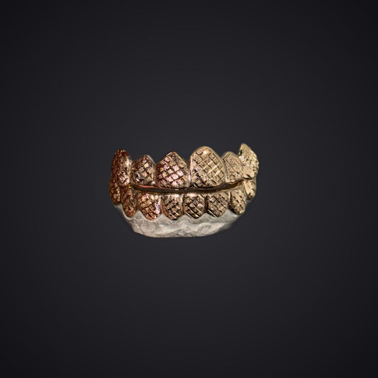 Custom Fit Grillz Diamond Dust and Cut