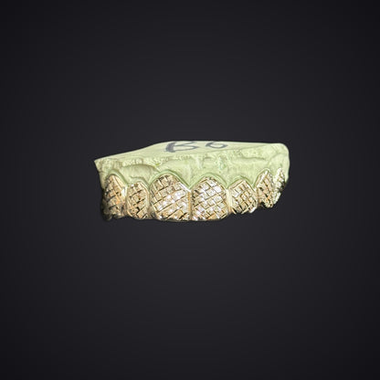 Custom Fit Grillz Diamond Dust and Cut