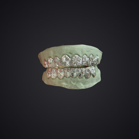 Star Burst Grillz with Diamond Dust